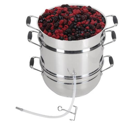 VKP Steam Juicer, 8 qt Bowl, Stainless Steel Housing Material