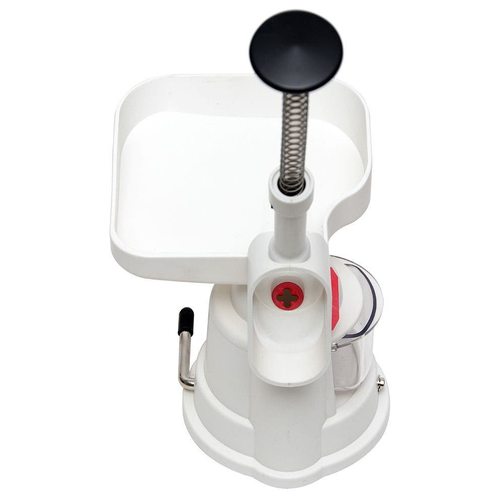 VKP Orchard Cherry Pitter, 30 lb Capacity, 4-1/4 in Dia, 12-1/4 in H, Plastic, White, Chrome
