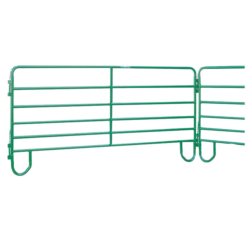 Hutchison Hw Brand WP660-12-1-3/4 Corral Panel, 12 ft W, 60 in H, Green, Powder-Coated