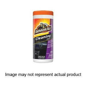 Armor All 17497C Cleaning Wipes, 7 in L, 8 in W, Characteristic, Effective to Remove: Dust, Grime, Ground-in Dirt