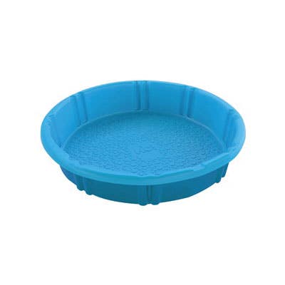 Gracious Living Kiddie Pool, 60 in Dia, 100 gal Capacity, Round, Polyethylene, Blue
