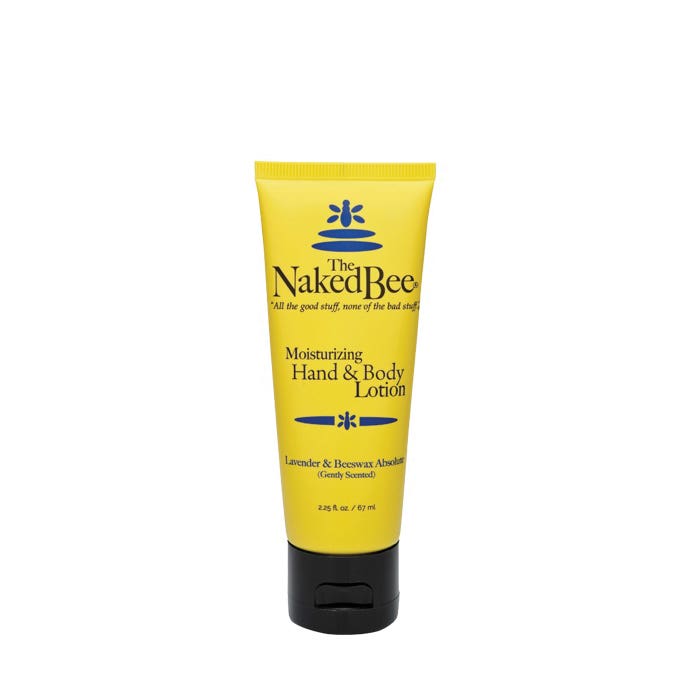 The Naked Bee Hand and Body Lotion, Beeswax Absolute, Lavender, 2.25 oz