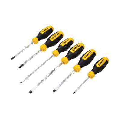 STANLEY STHT60025 Screwdriver Set, 6-Piece, Alloy Steel, Specifications: Ergonomic Handle