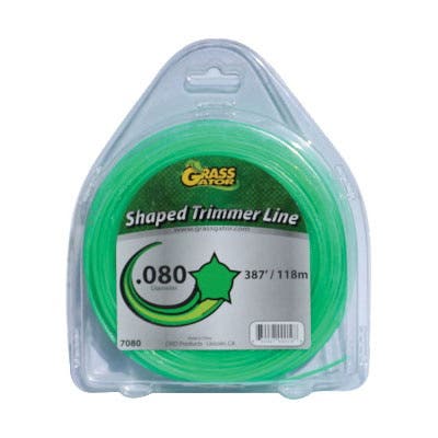 GrassGator Star Trimmer Line, 0.080 in Dia, 387 ft L