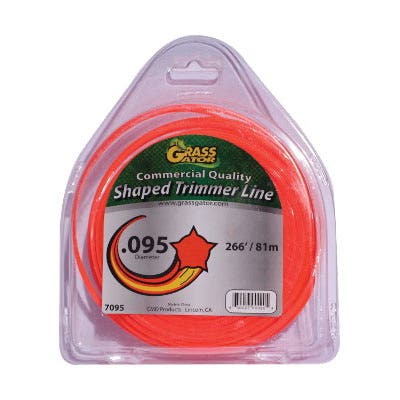 GrassGator Star Trimmer Line, 0.095 in Dia, 266 ft L