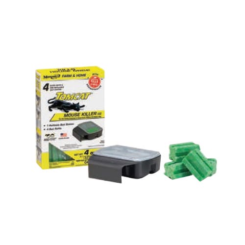 Tomcat Refillable Mouse Bait Station, 1 oz Bait