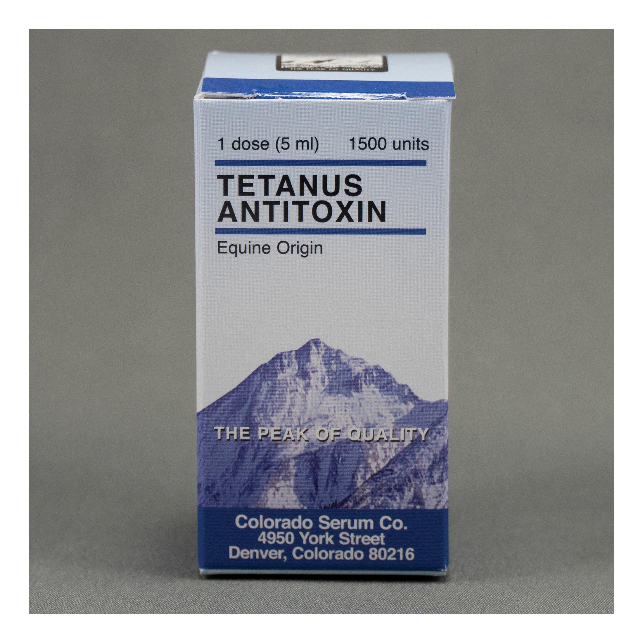 Colorado Serum Company Tetanus Antitoxin, Liquid, 5 mL Sealed Vial