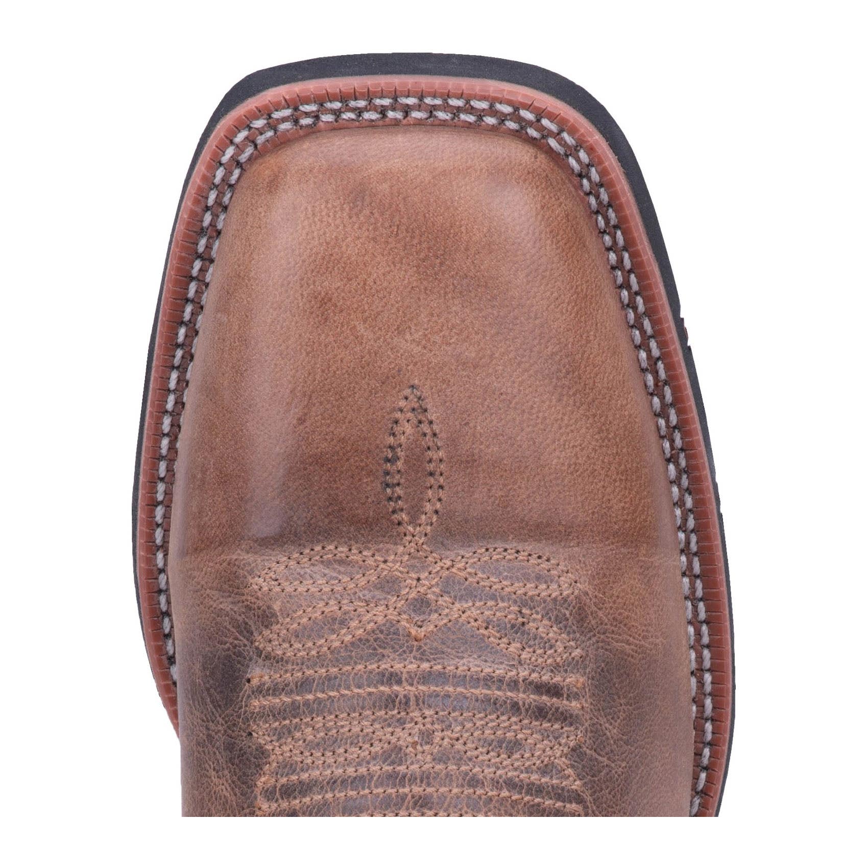 Laredo Montana Series Western Boots, 11, D W, Cowboy, Chocolate/Sand, Leather Upper