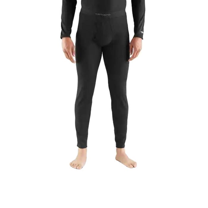 Carhartt Base Force Series MBL115-BLK-2X Thermal Base Layer Bottom, 2XL, Polyester, Black, 44 to 46 in Waist