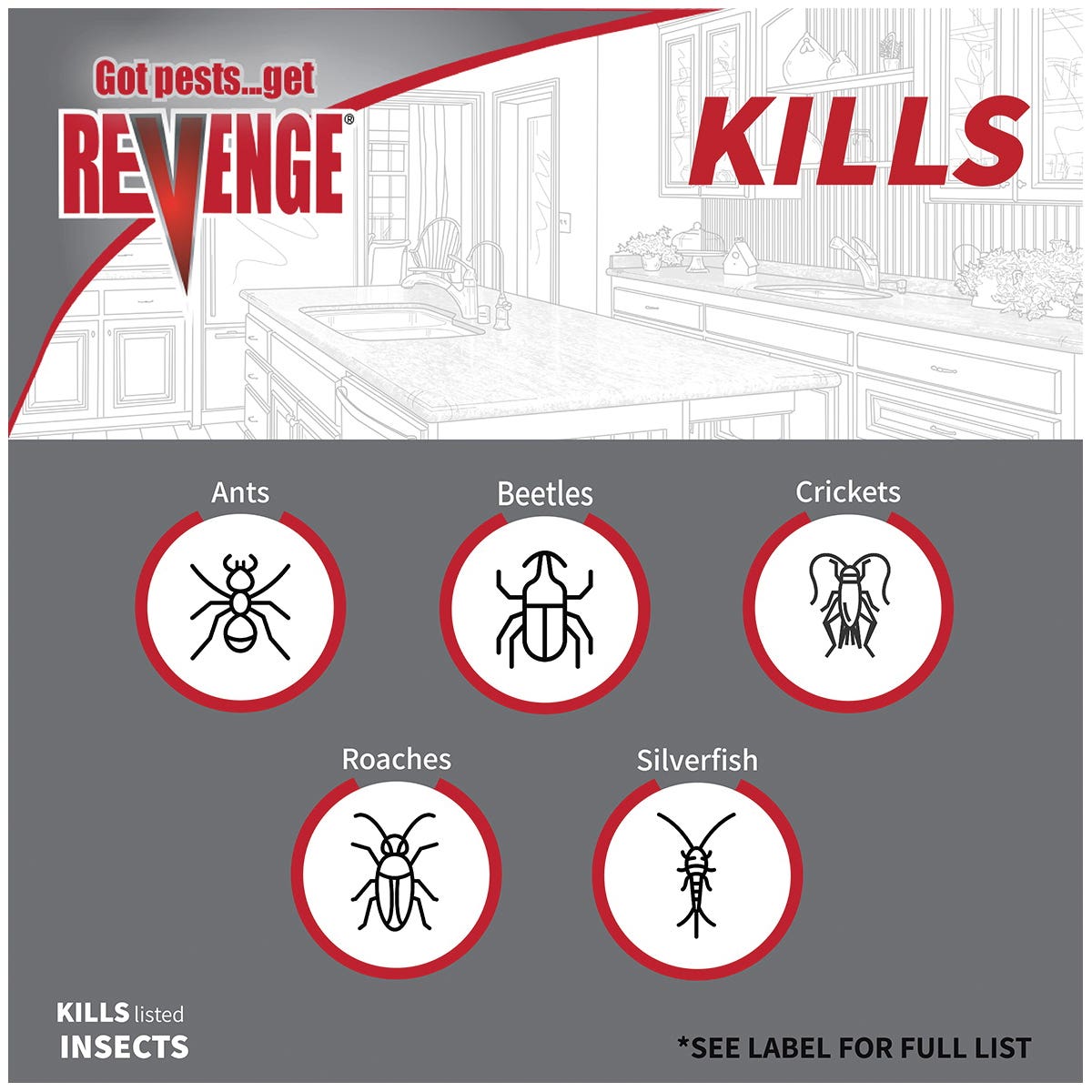 Bonide REVENGE Invisible Roach Bait, 3 g