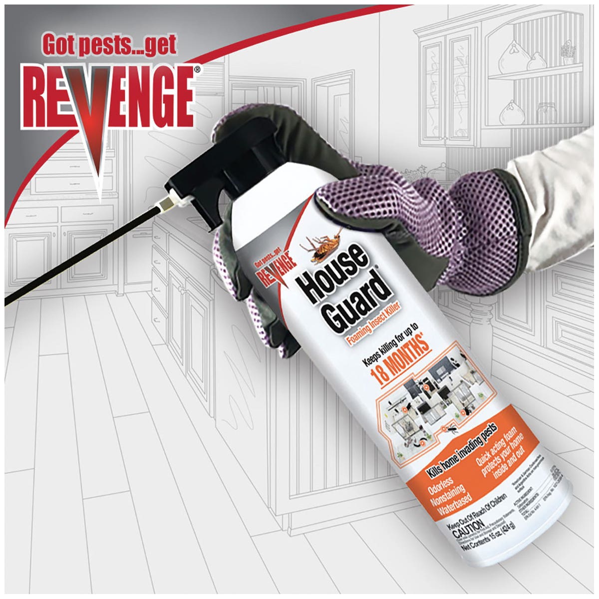 Bonide REVENGE Insect Control, 15 oz Aerosol Can