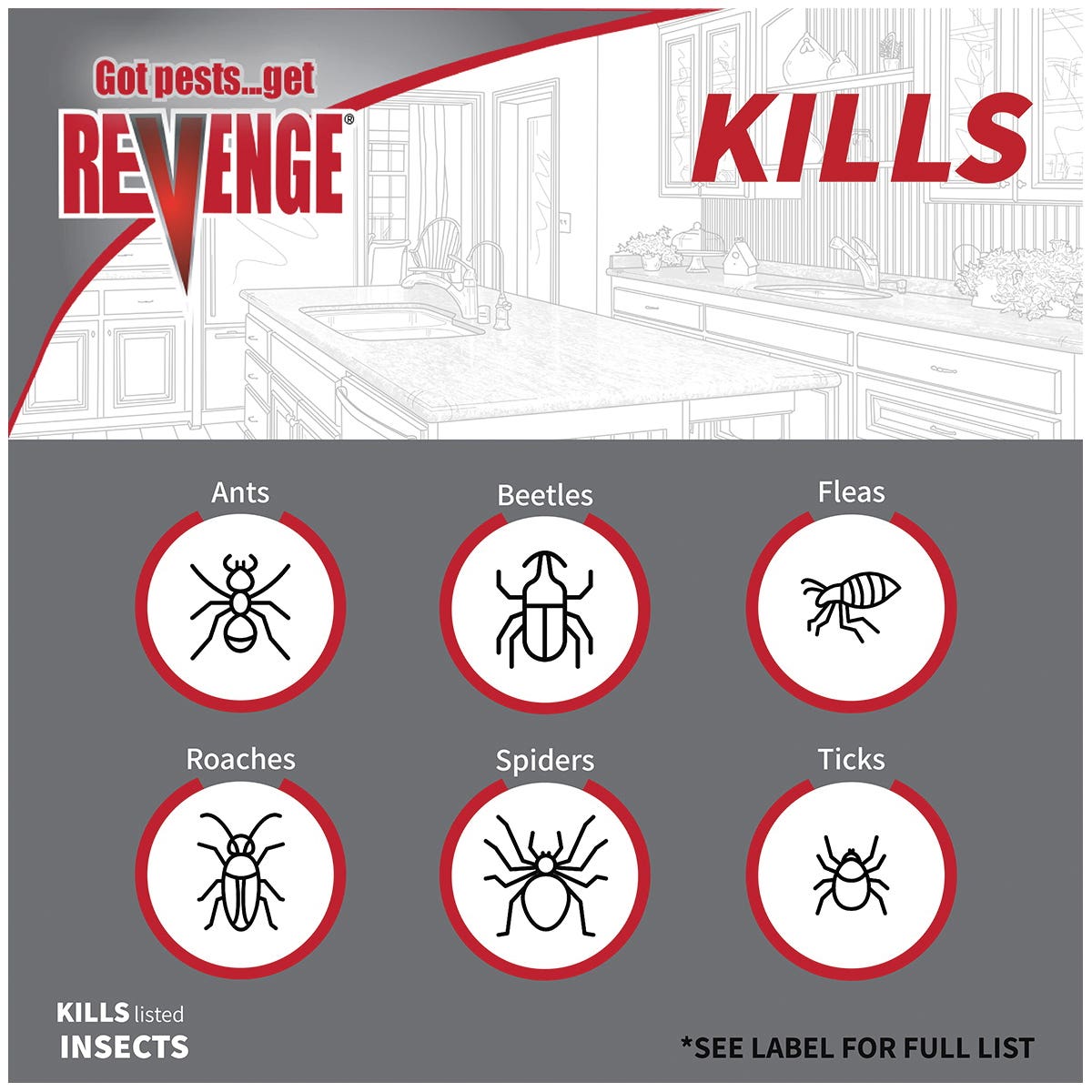Bonide REVENGE Insect Control, 15 oz Aerosol Can