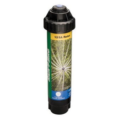 Rain Bird 12SAFPRO Mini Rotor Sprinkler, Full-Circle, 3 gpm, 1/2 in Connection, FTP, 4 in H Pop-Up, 13 to 18 ft