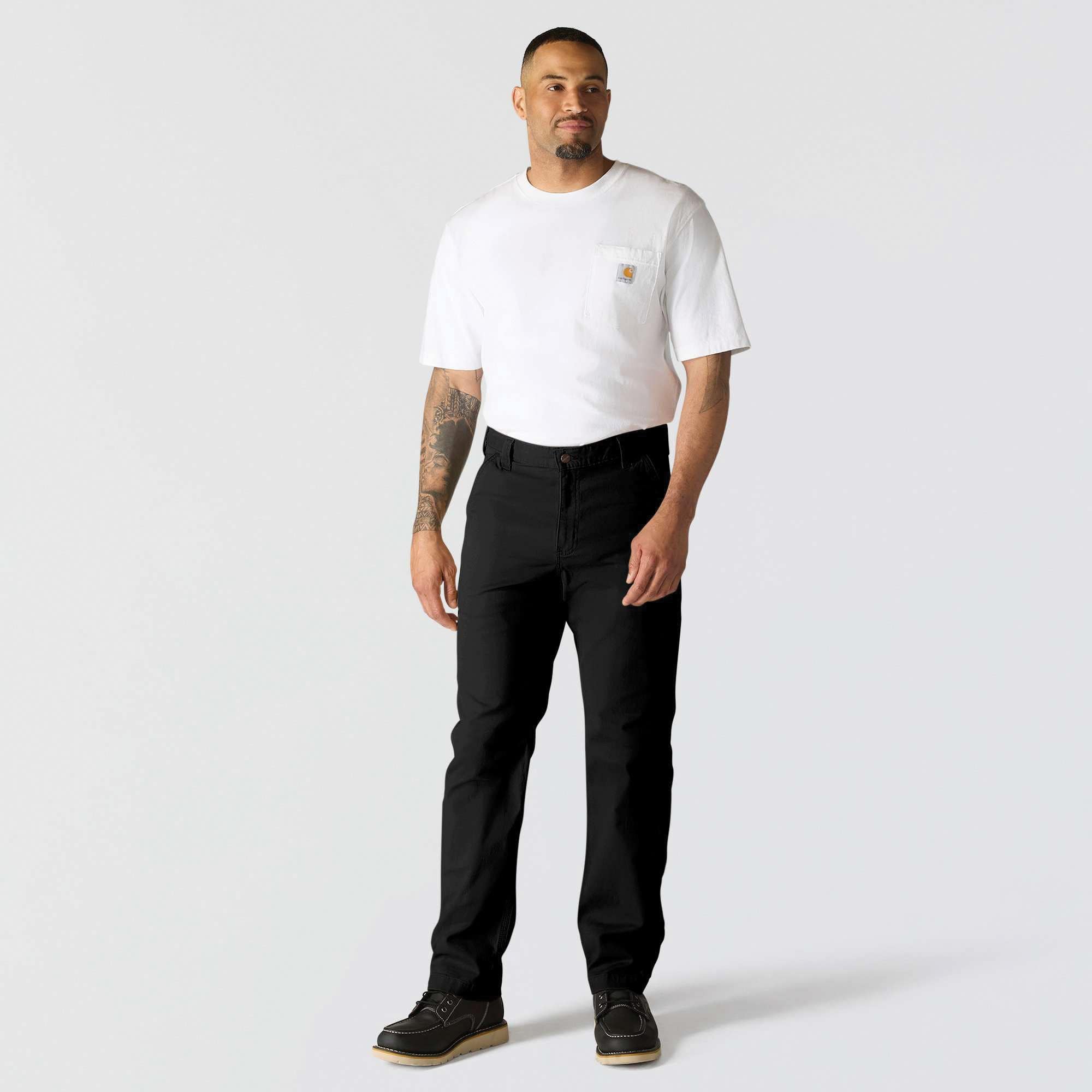 Carhartt 102291-03930 33A Rigby Dungaree Pants, 33 in Waist, 30 in L Inseam, Gravel, Relaxed Fit, Stretchable