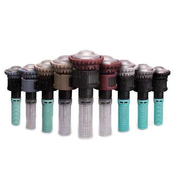 Rain Bird Spray Head Nozzle, 1/2 in Connection, Female, 17 to 24 ft, 15 to 20 deg Nozzle Trajectory, Plastic