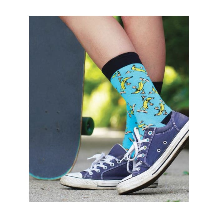 Two Left Feet Everyday Series Comicon Socks, Women's, 5.5 to 9.5, Cotton/Elastane/Polyamide