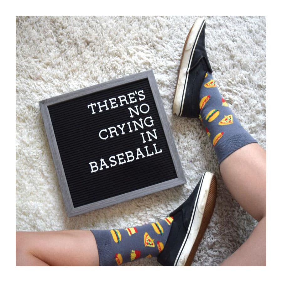 Two Left Feet Everyday Series Drive Thru Junky Socks Unisex, Women's, 5.5 to 9.5, Cotton/Elastane/Polyamide