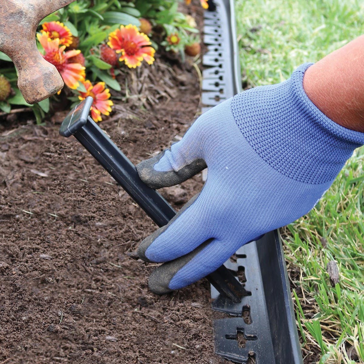 Valley View Innovative Landscape Edging Coil, 20 ft L, 3 in H, Resin, Black