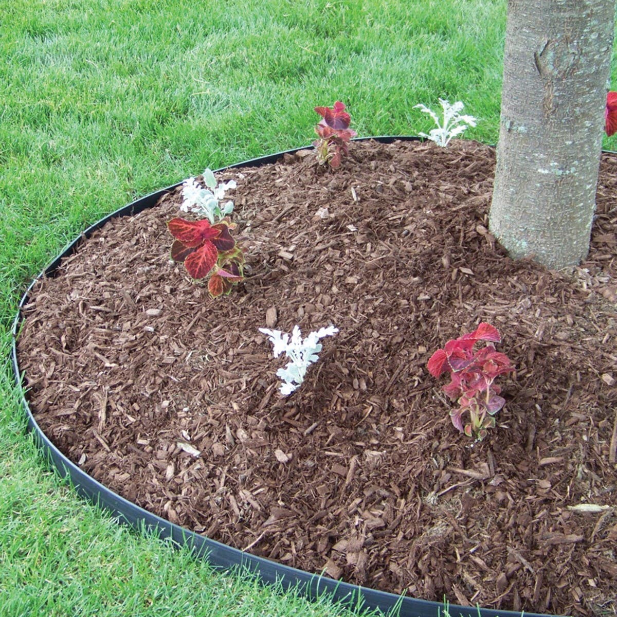 Valley View Innovative Landscape Edging Coil, 20 ft L, 3 in H, Resin, Black