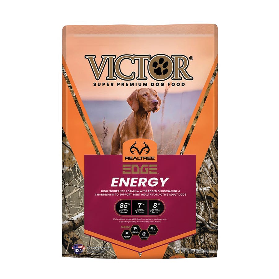 Victor Realtree EDGE ENERGY Dog Food, All, Dry, Kibble, 40 lb