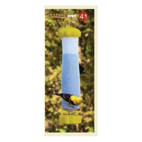 Audubon Bird Feeder, Blooming Flower, 1 lb, Nyjer Seed, Yellow