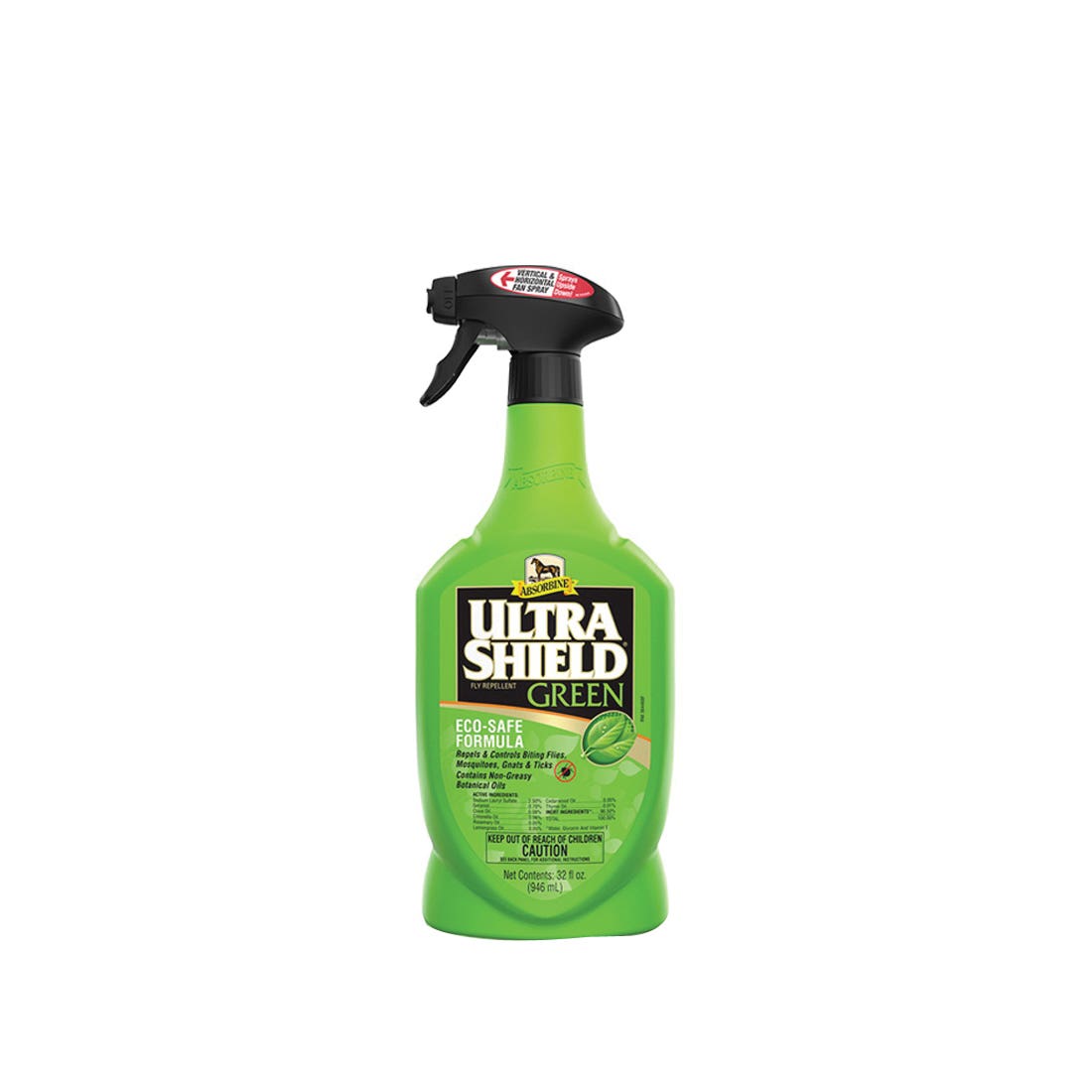 UltraShield 429520 Fly Repellent, Liquid, Herbal Basil, 32 oz