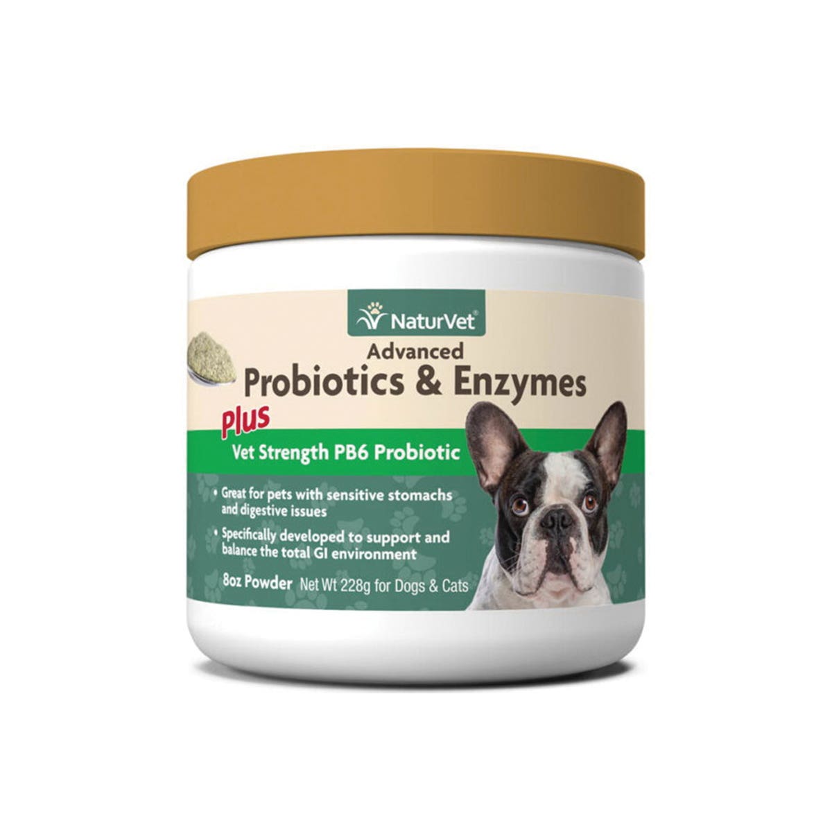 Advanced Probiotics & Enzymes Powder with PB6 Technology, 8 Oz