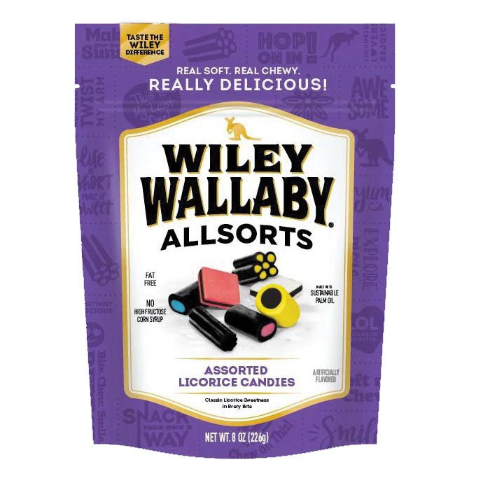 Wiley Wallaby Gourmet Candy, Assorted, 8 oz