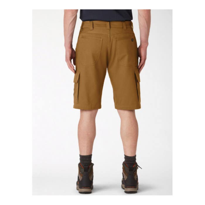 Dickies DuraTech Ranger Series DX704BD-40 Duck Shorts, 40, Cotton/Elastane/Polyester, Brown Duck