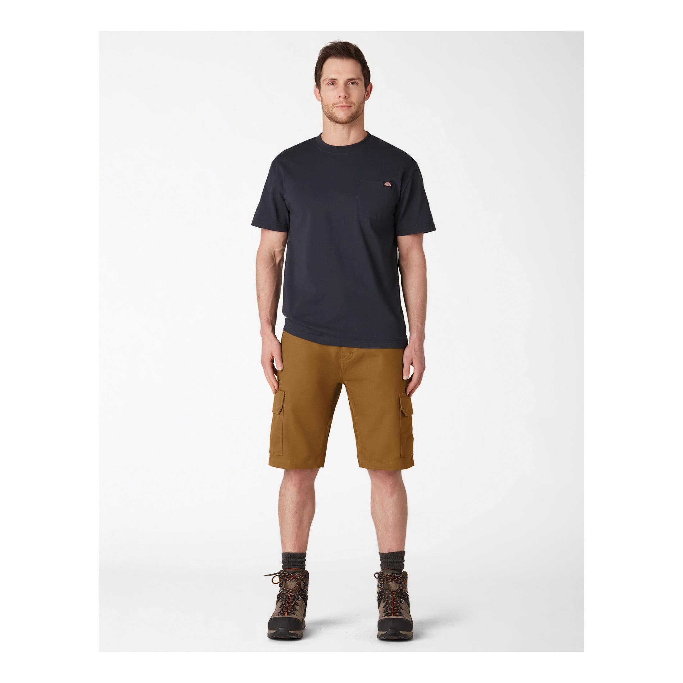 Dickies DuraTech Ranger Series Duck Shorts, 38, Cotton/Elastane/Polyester, Brown Duck