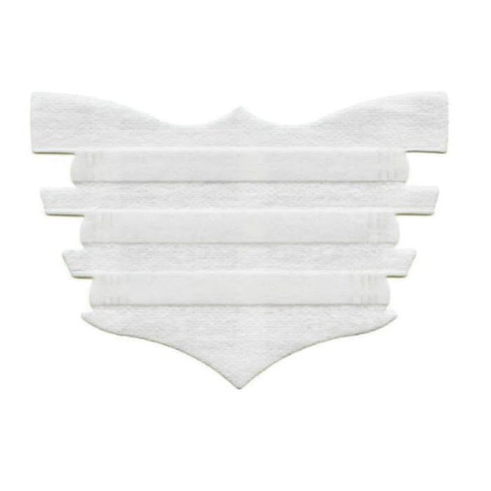 Flair 841433 Equine Nasal Strip, Drug-Free, Self-Adhesive, White, 1/PK