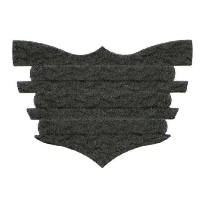 Flair 841429 Equine Nasal Strip, Drug-Free, Self-Adhesive, Black, 1/PK