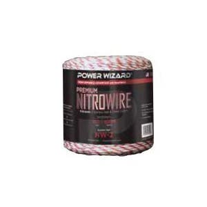 Power Wizard Nitro Wire – 1312 ft, Copper/Stainless, Red/White