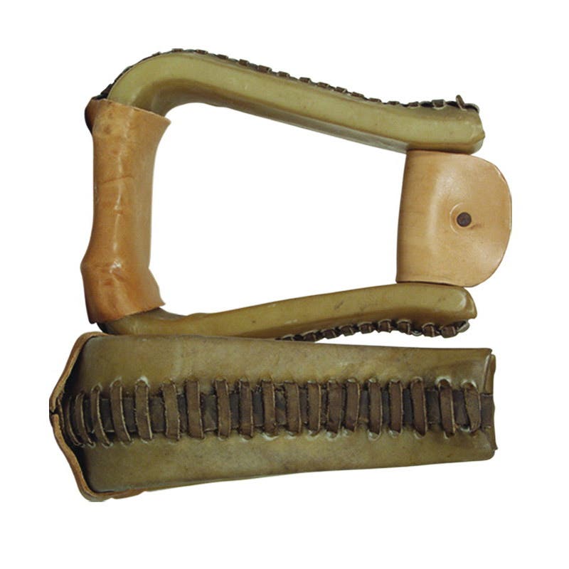 Alamo Saddlery Rawhide Deep Roper Stirrup, Leather