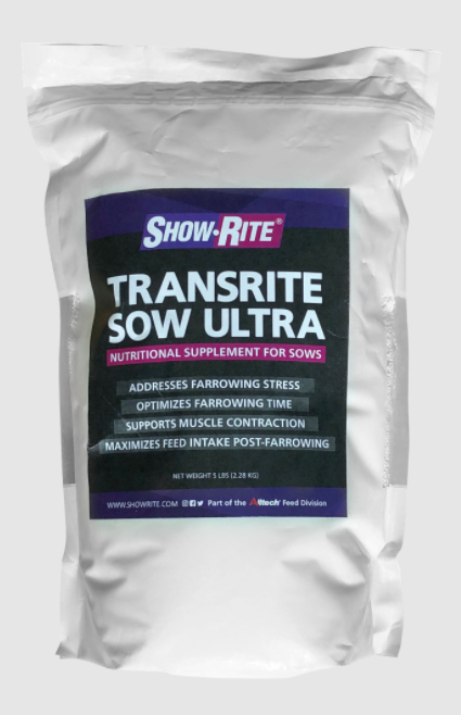 Show Rite Transrite Sow Ultra 22348 Pig Supplement, 20 lb, Bag