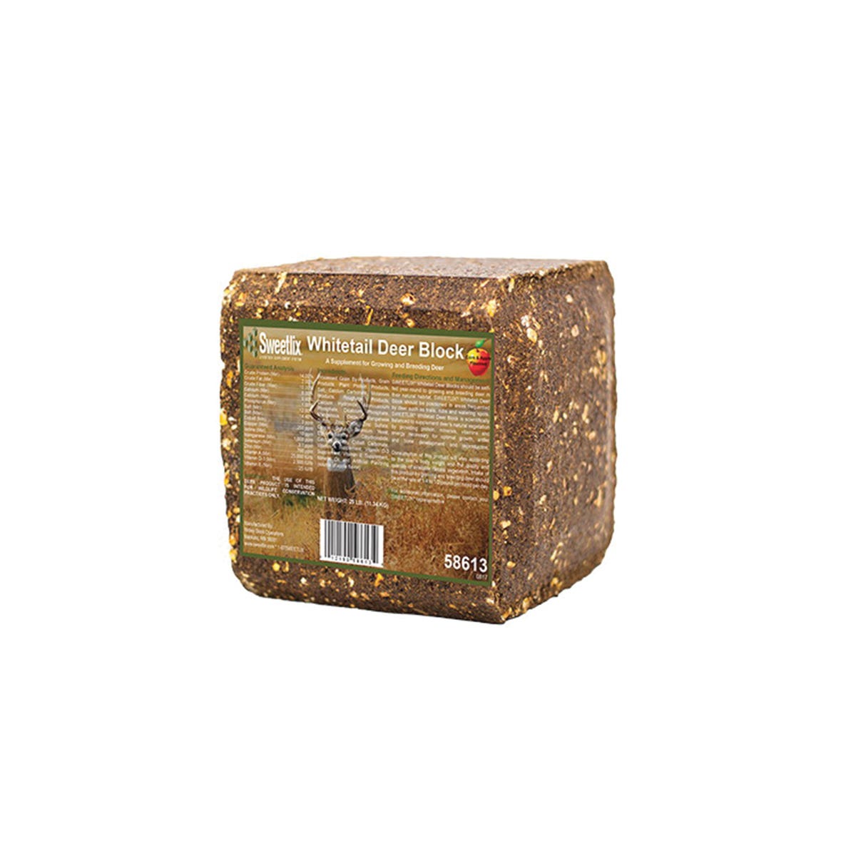 Sweetlix 5861325LBWR Whitetail Deer Block, 25 lb
