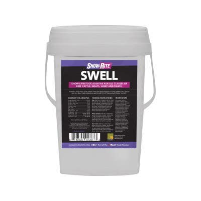 Show Rite SWELL 63027(5) Goat Supplement, Powder, 5 lb, Pail