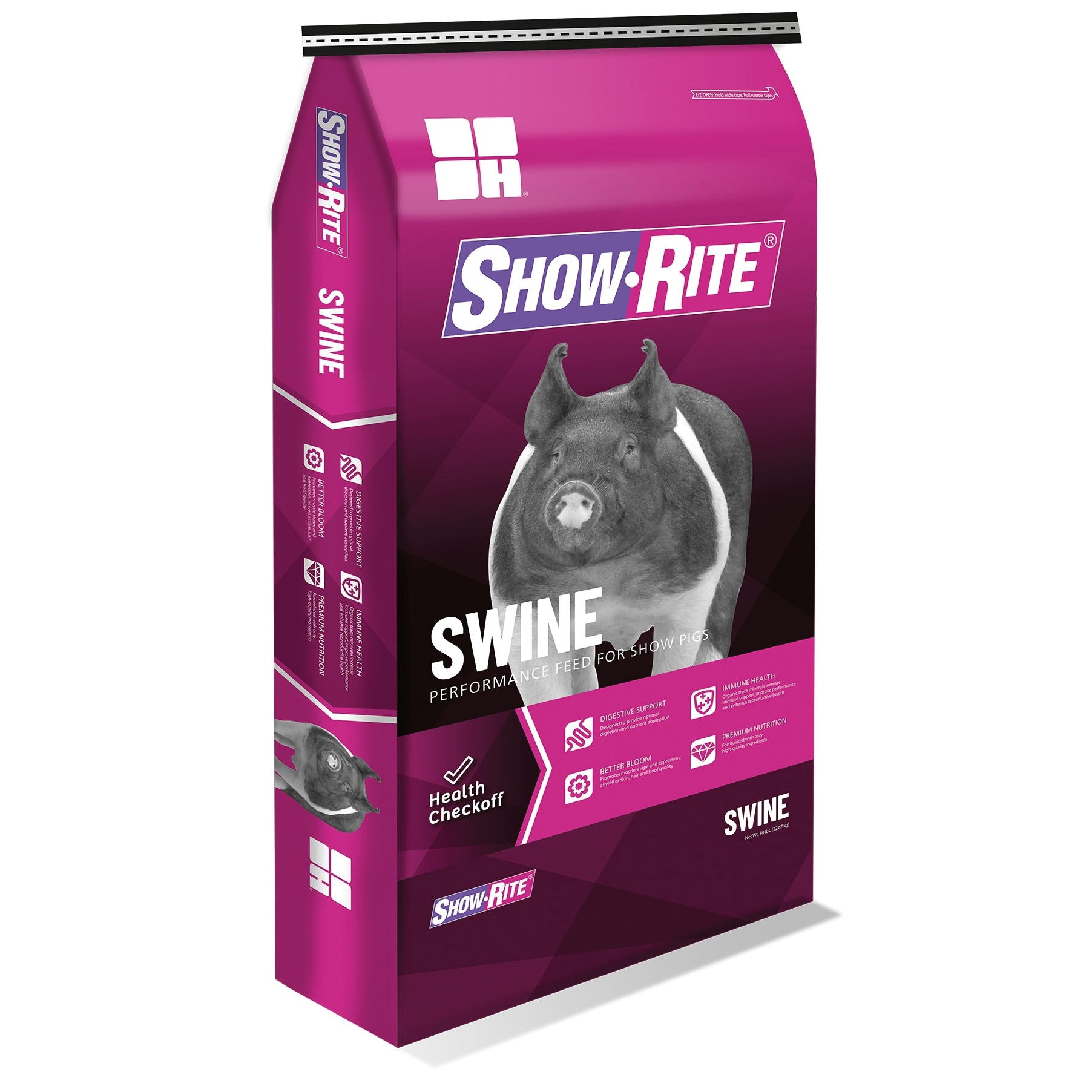 Show Rite Nursery Base 800 Crumble Series 68799 Pig Feed, Crumble, 50 lb, Bag