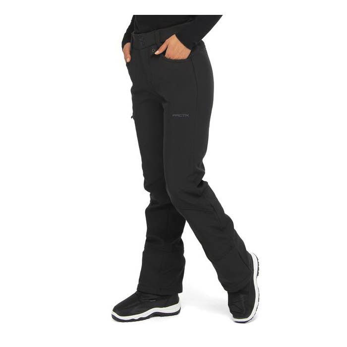 Arctix Sarah Skin Snow Pants, L, 36 to 38 in, Black, Active, Stretchable