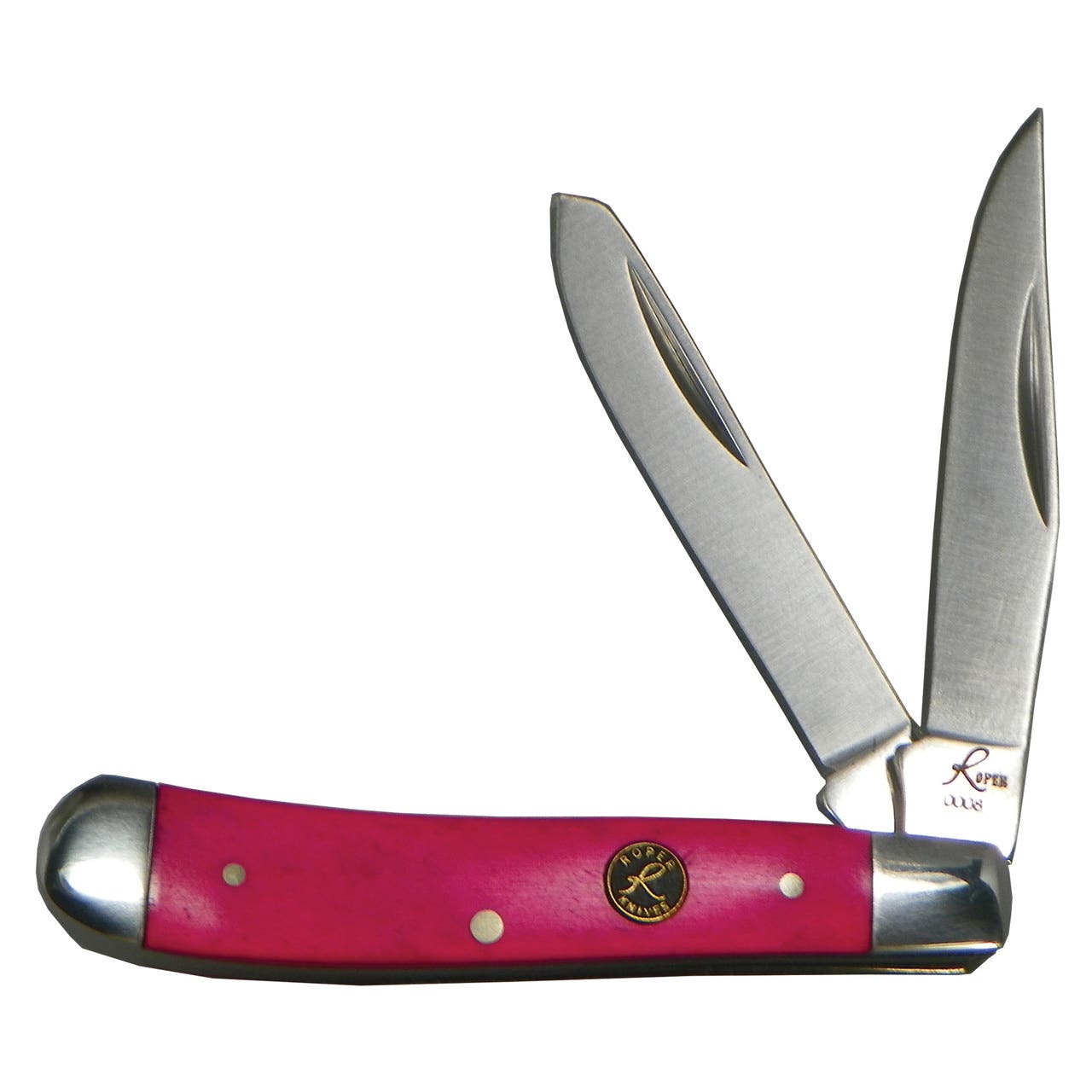 Roper Knives RP0006P Sky Peanut Pocket Knife, 2-1/2 in L Blade, Stainless Steel Blade, Smooth Handle, Pink Handle
