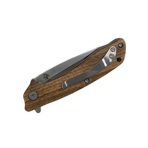 Roper Knives Jr Outlaw Series RP0037ZW Ball Bearing Folding Knife, 3-1/2 in L Blade, Stainless Steel Blade