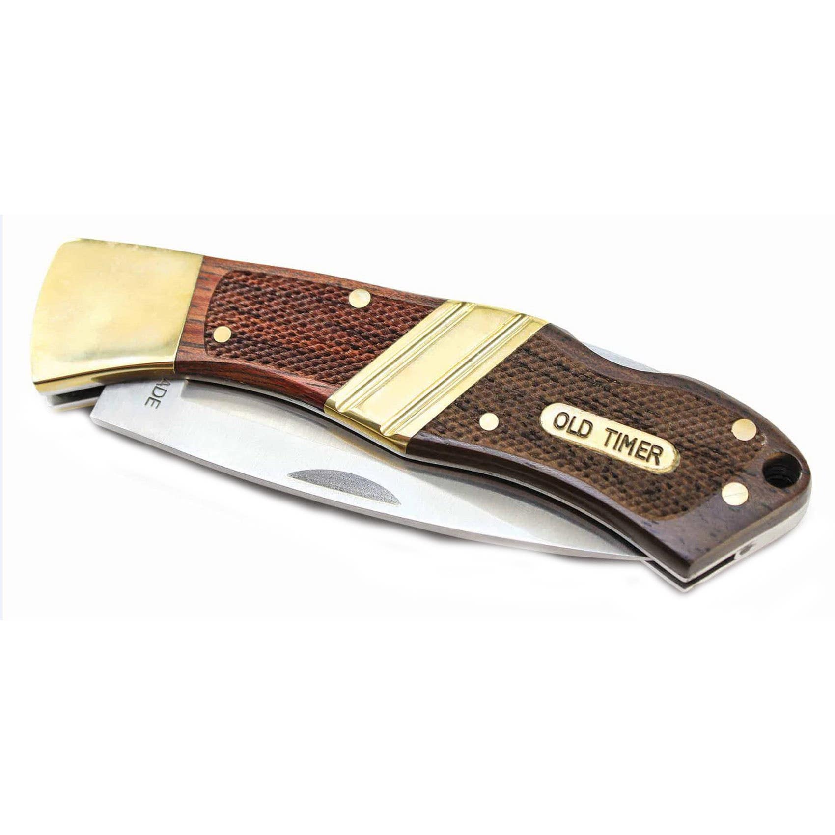 Old Timer 29OTCP Mountain Beaver Sr. Knife, 4-1/2 in L Blade, HCS Blade