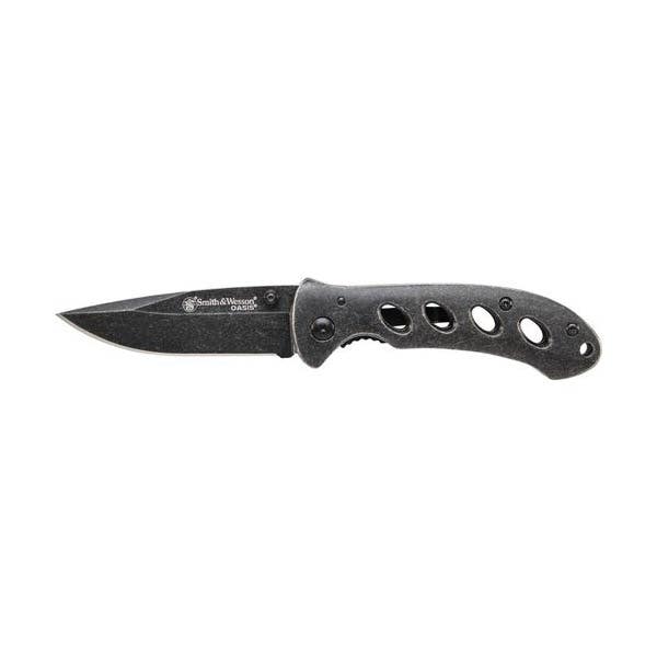 Smith & Wesson SW421CP Small Oasis Folding Knife, 2.64 in L Blade, HCS Blade
