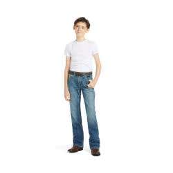 Ariat B4 Boundary Series 10018345-16R Jeans, Boy's, 16, Dakota, Bootcut, Relaxed, Regular