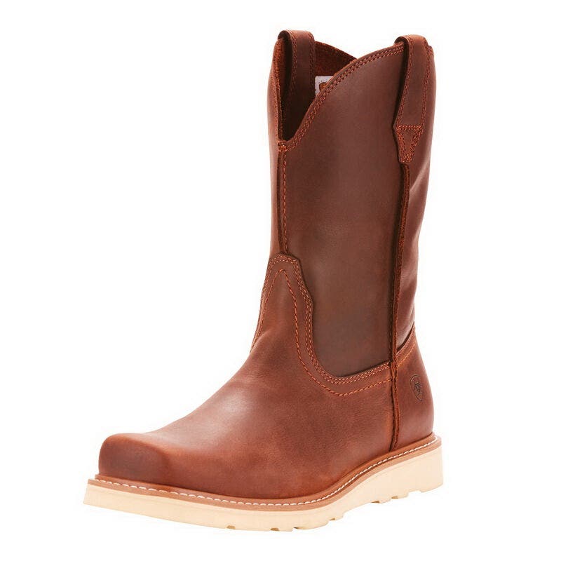 Ariat Rambler Recon Series Western Boots, 8.5, D W, Foothill Brown, Leather