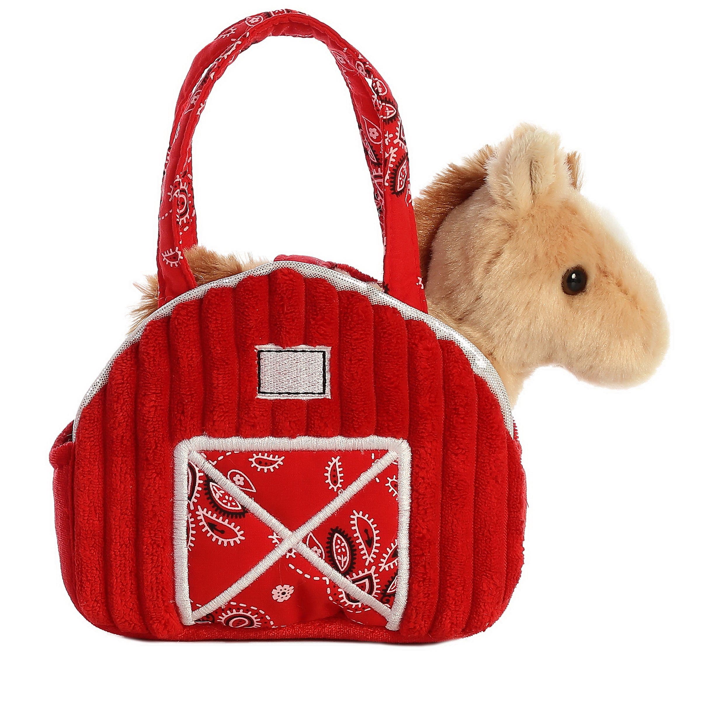 Aurora Barn Bag, 7 in, Red