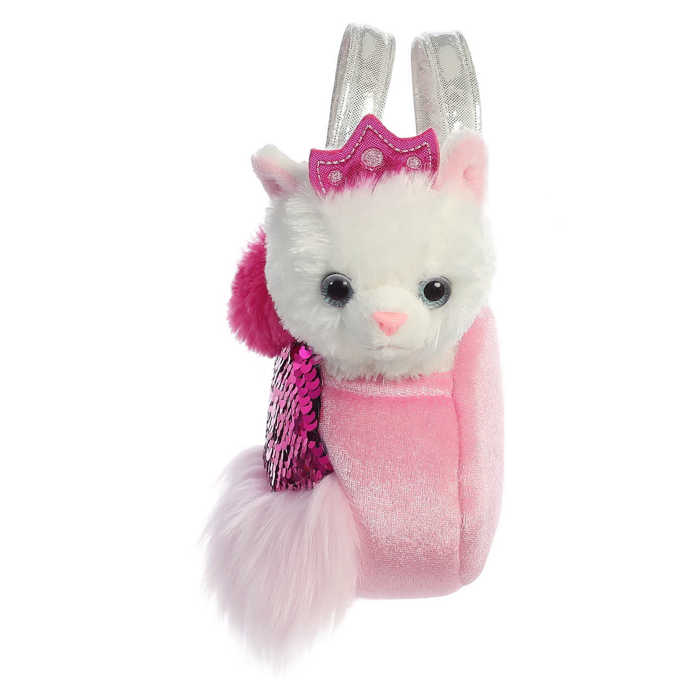 Aurora Shimmers Princess Kitty Carrier, 7 in
