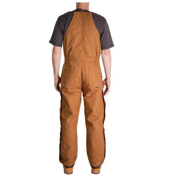 Berne Heritage Series Bib Overalls, Insulated, 5XL, 62 to 64 in Chest, 54 to 56 in Waist, Cotton Duck