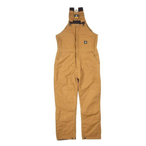 Berne Heritage Series Bib Overalls, Insulated, 5XL, 62 to 64 in Chest, 54 to 56 in Waist, Cotton Duck
