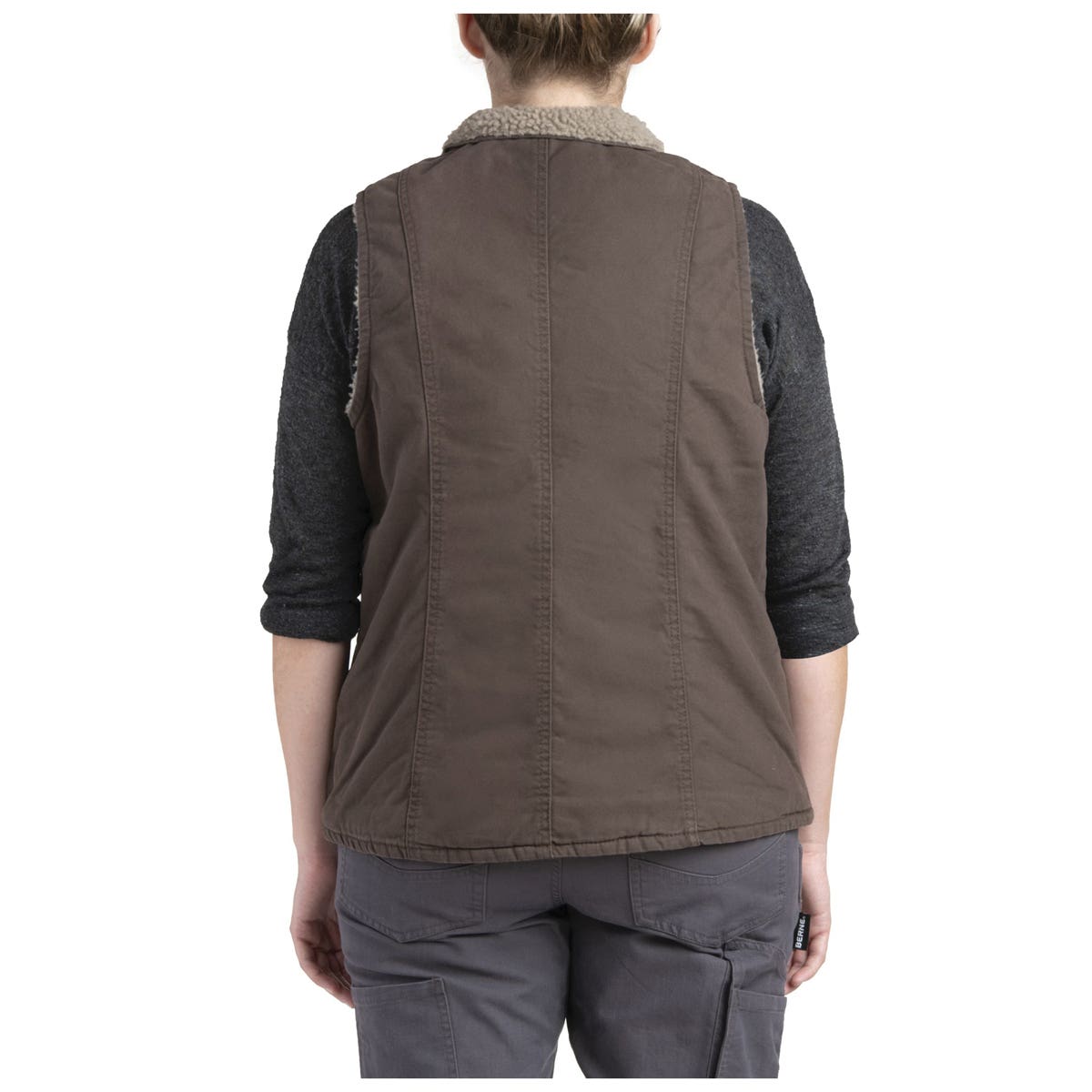 Berne Canyon Series Vest, 2XL, Regular, Fabric, Tuscan, Zipper Closure